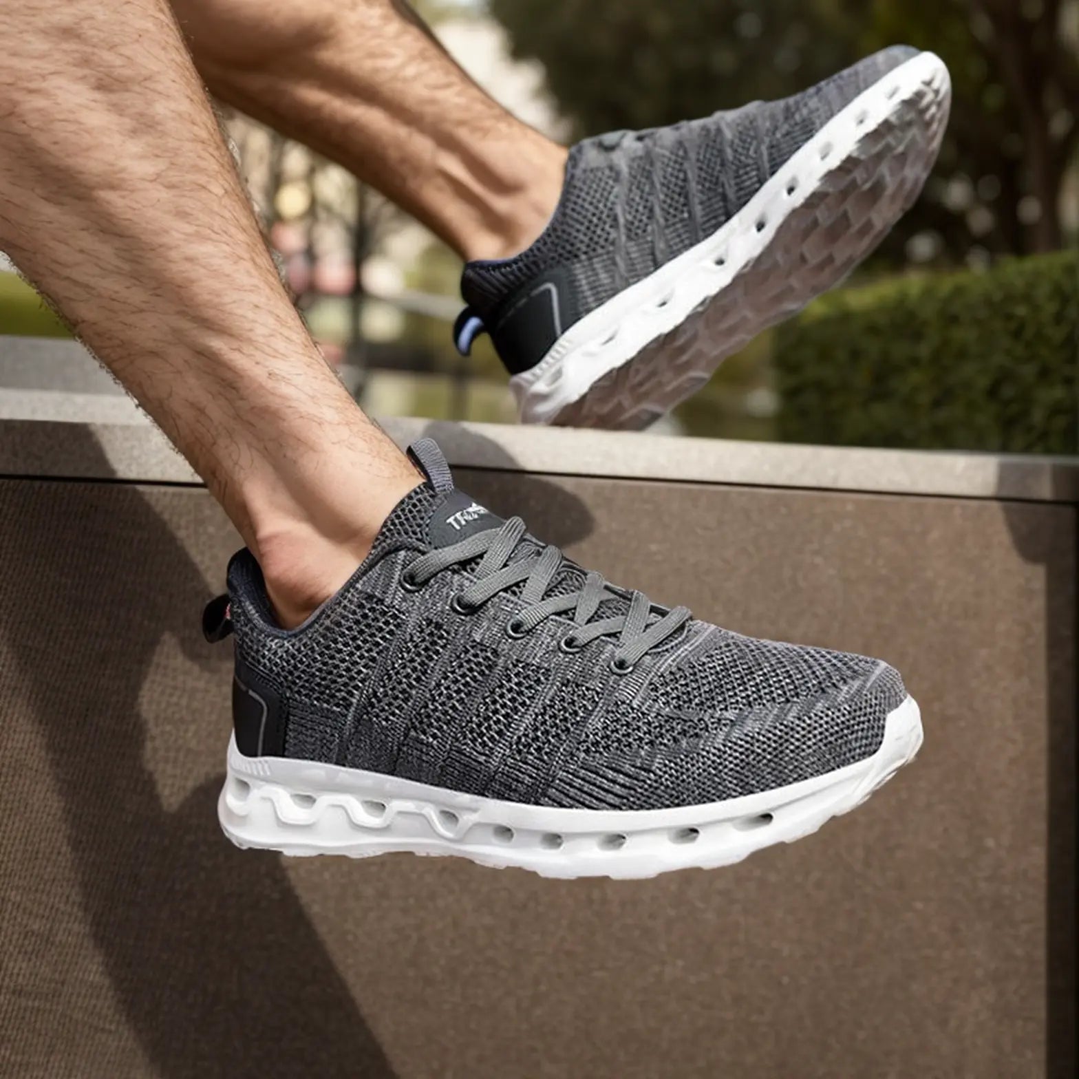 Orthopädische Schuhe für Herren Walking Athletic Sneakers - Grau