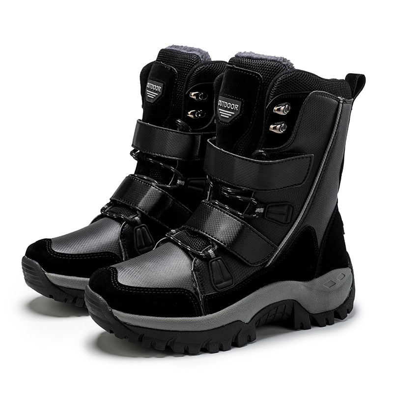 Damen Winterstiefel Orthopädische Schuhe - Schwarz