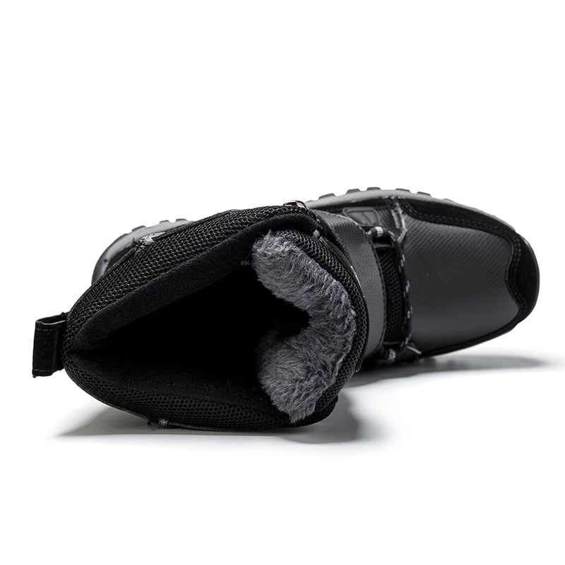 Damen Winterstiefel Orthopädische Schuhe - Schwarz