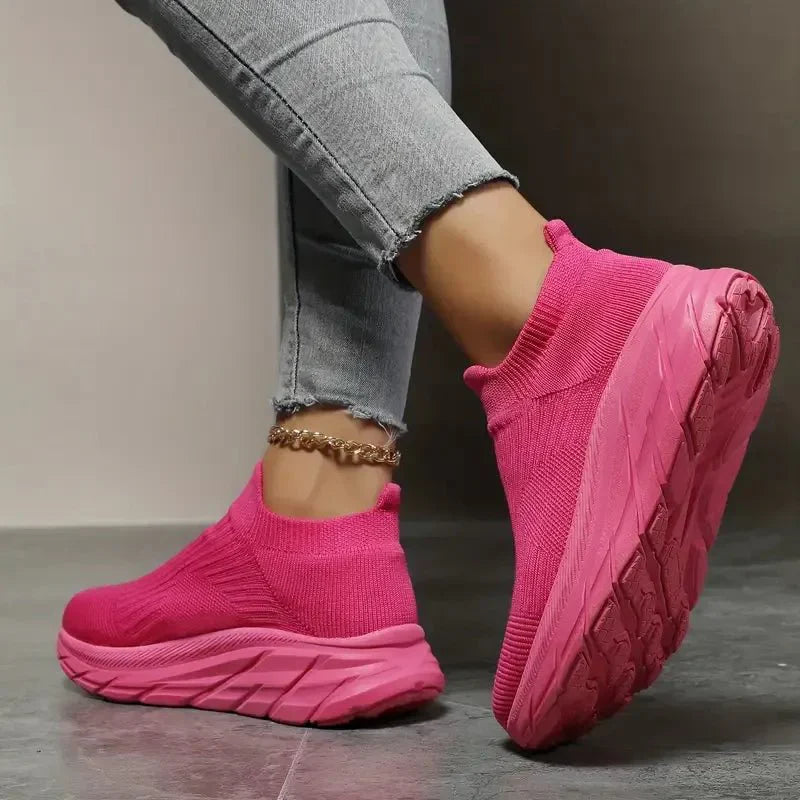 Lässige leichte atmungsaktive Sportschuhe für Damen im Herbst