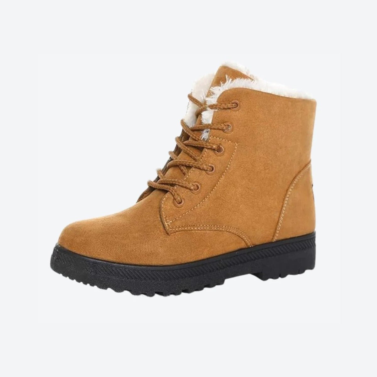 Warme mit Pelz gefütterte Stiefeletten