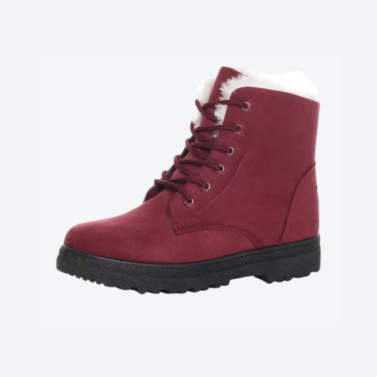 Warme mit Pelz gefütterte Stiefeletten