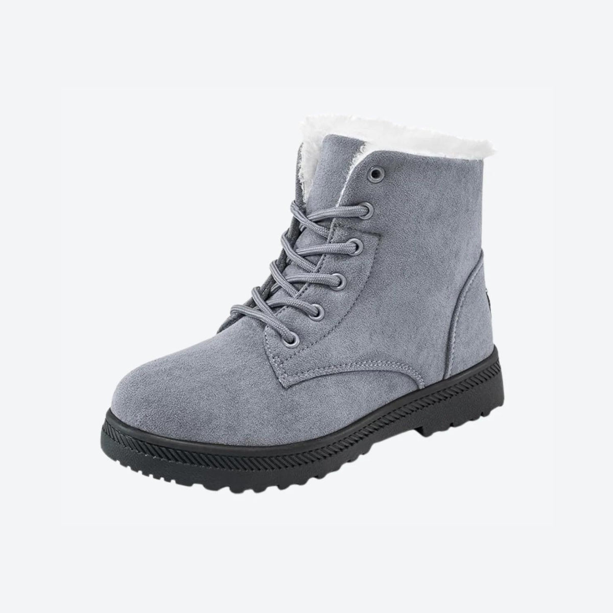 Warme mit Pelz gefütterte Stiefeletten
