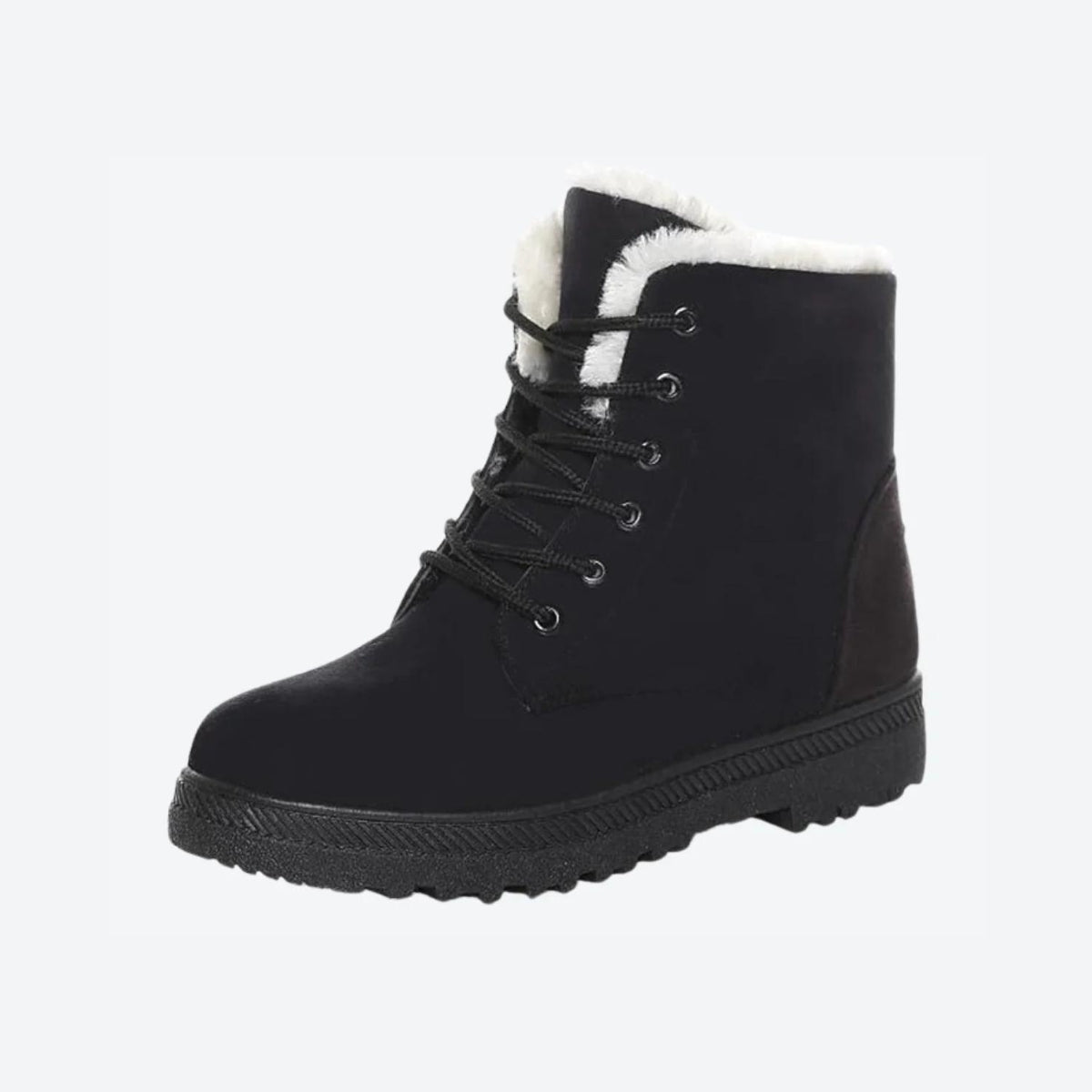 Warme mit Pelz gefütterte Stiefeletten