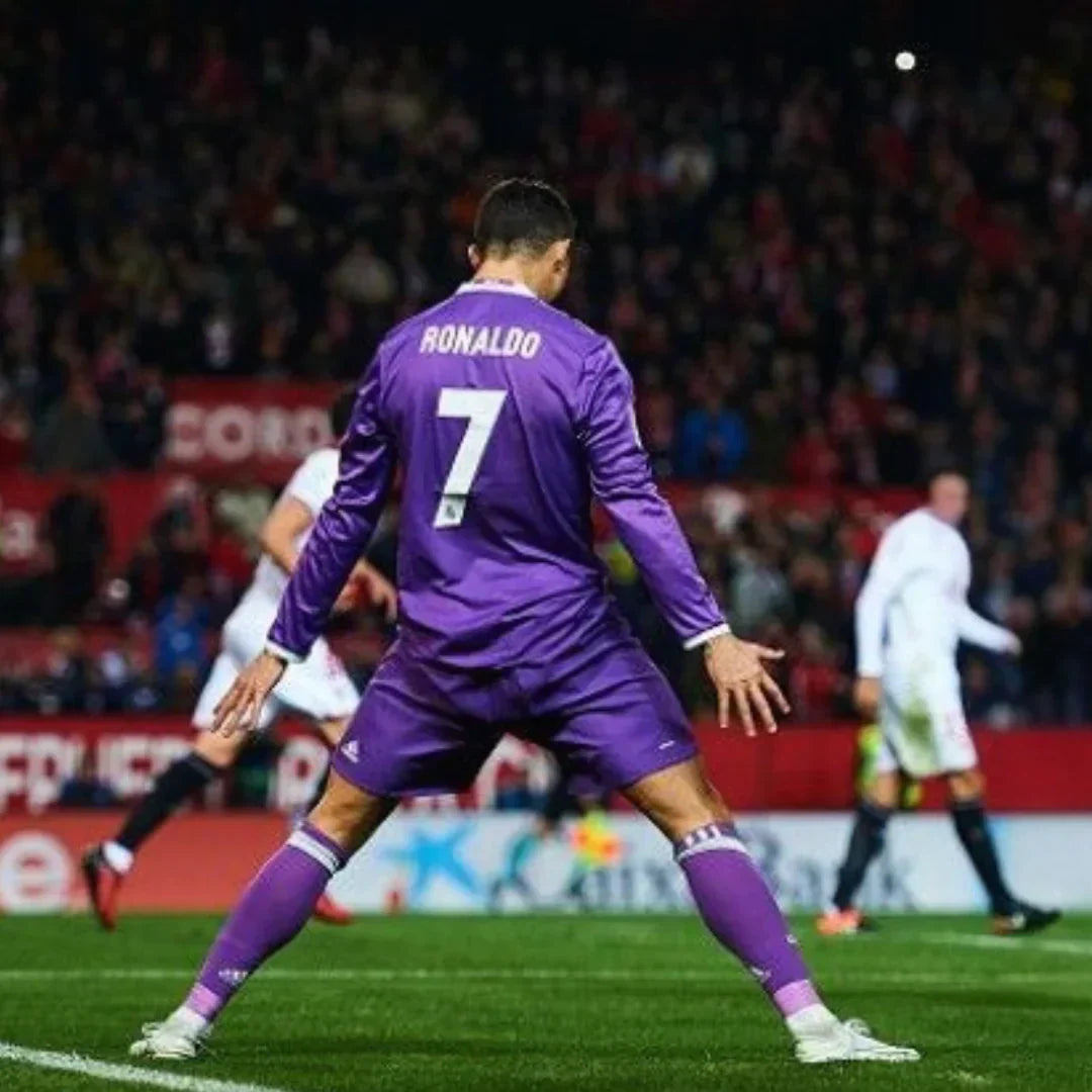Cristiano Ronaldo CR7 Real Madrid Away Jersey 2017 – Long Sleeve