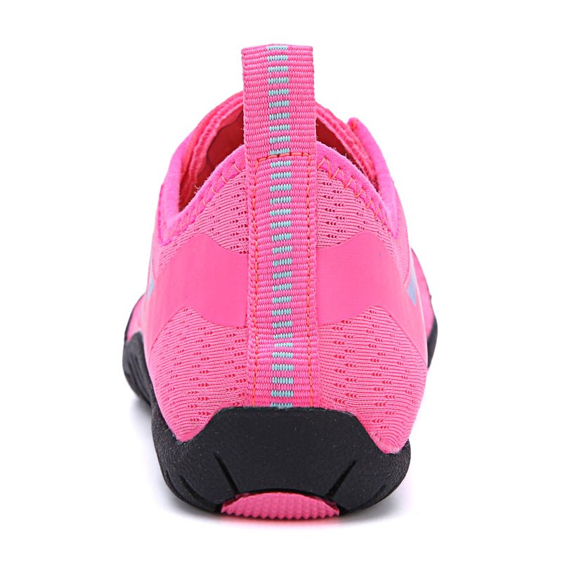 Rosarote universelle rutschfeste Barfuß-Orthopädieschuhe