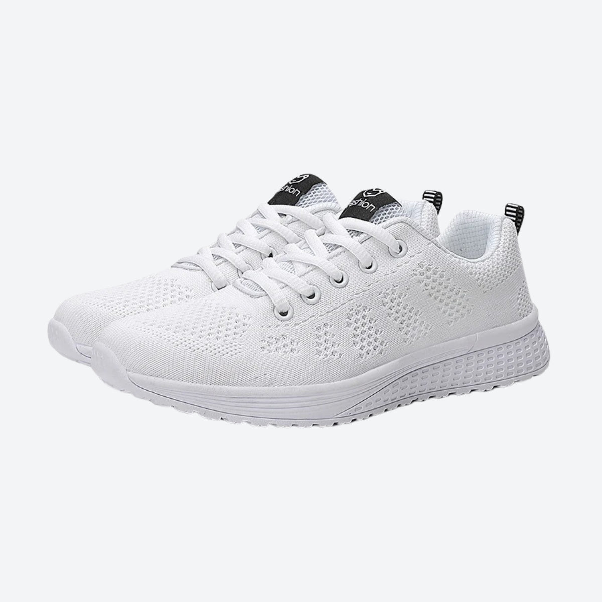 Damen Strick-Sneakers mit Schnürung Sportschuhe Laufschuhe bequeme Damen-Freizeitschuhe