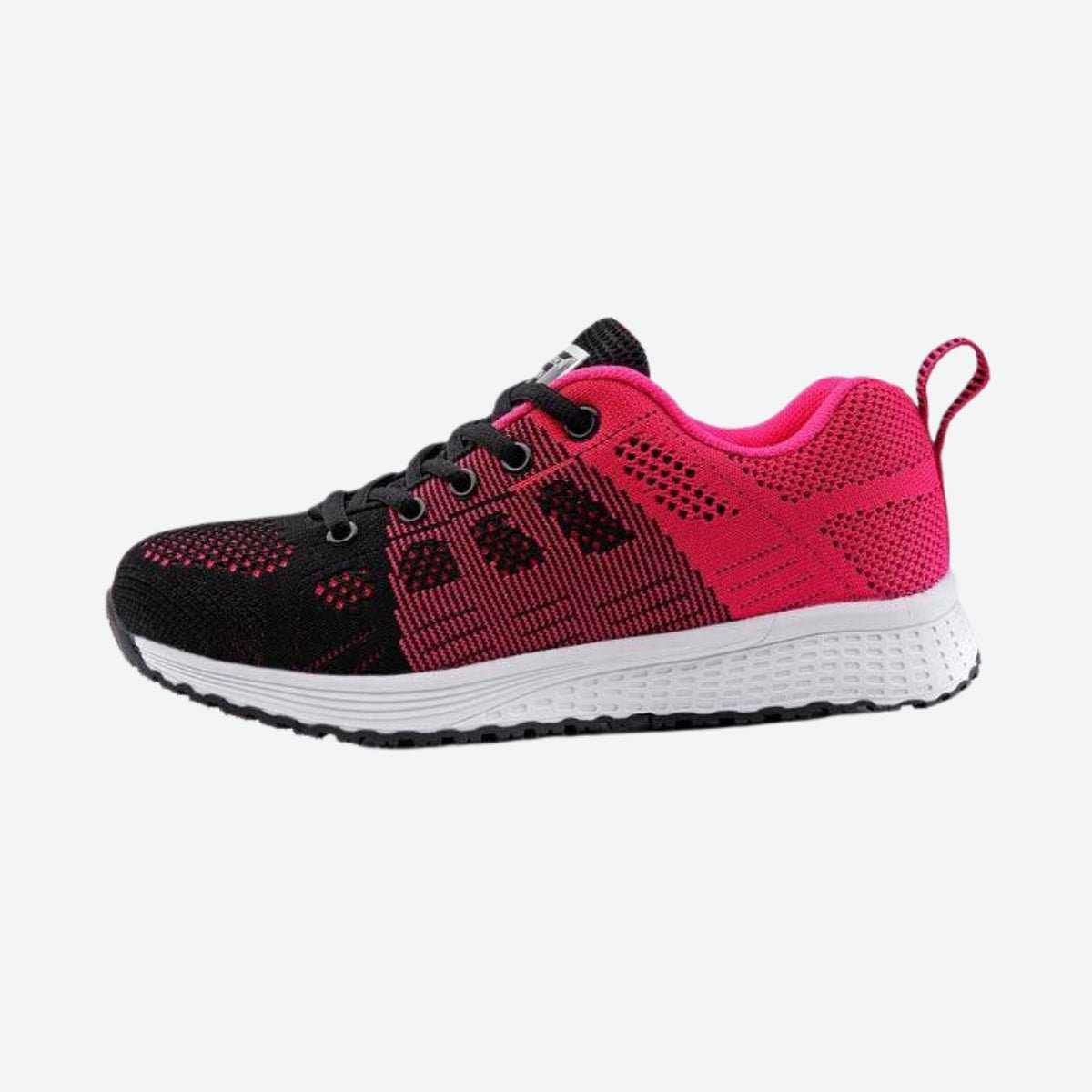 Damen Strick-Sneakers mit Schnürung Sportschuhe Laufschuhe bequeme Damen-Freizeitschuhe