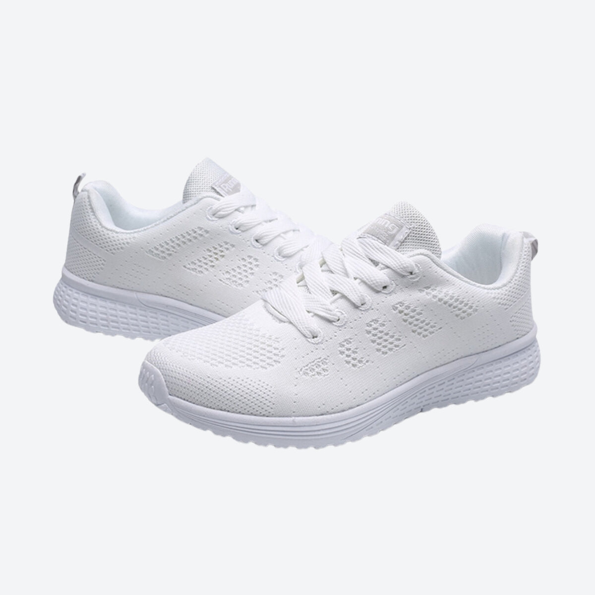 Damen Strick-Sneakers mit Schnürung Sportschuhe Laufschuhe bequeme Damen-Freizeitschuhe