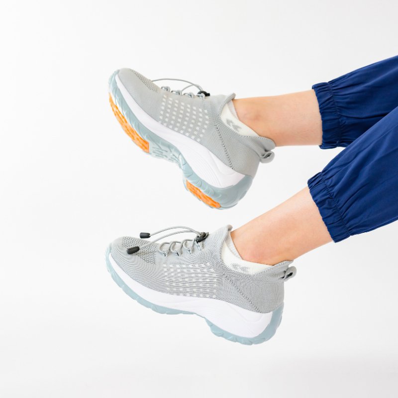 Orthopädische Schuhe mit Stretch-Kissen - Weiß