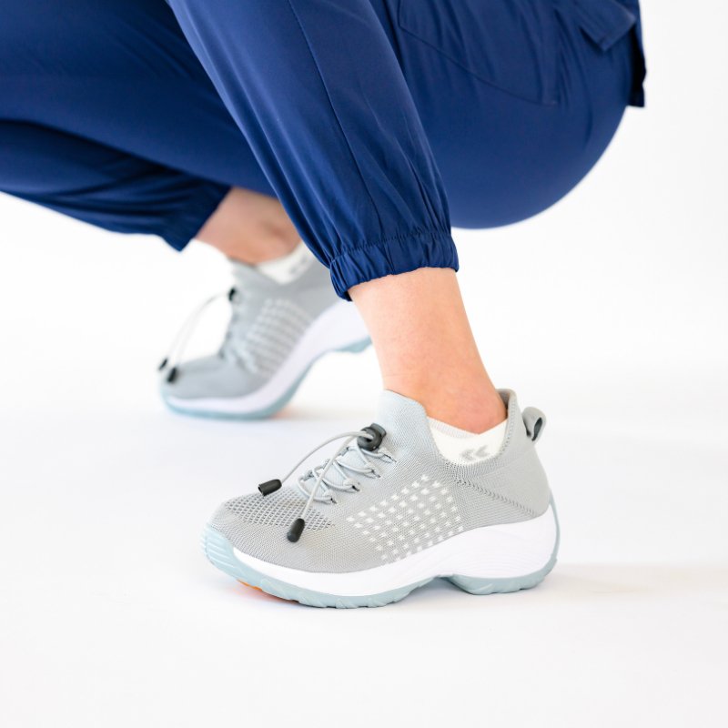 Orthopädische Schuhe mit Stretch-Kissen - Weiß