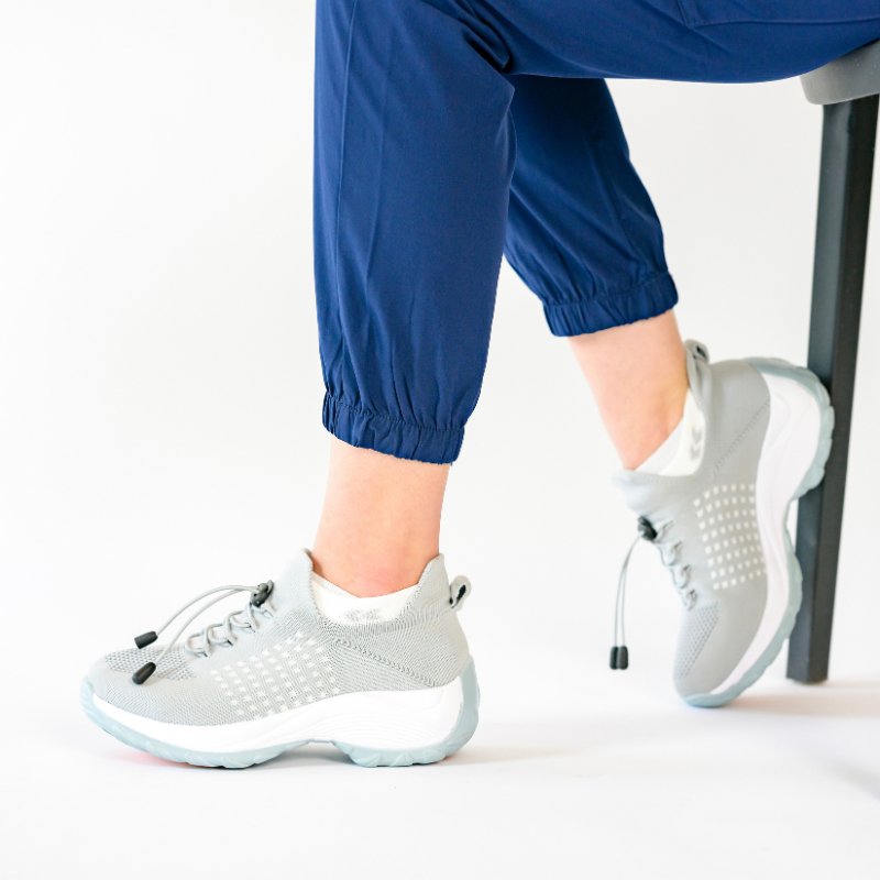 Orthopädische Schuhe mit Stretch-Kissen - Weiß