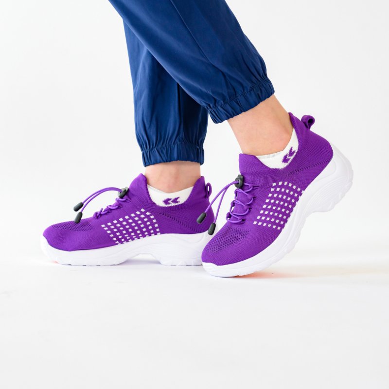 Orthopädische Schuhe mit Stretch-Kissen - Fuchsia Lila