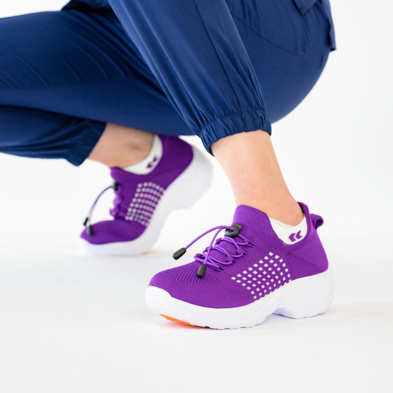 Orthopädische Schuhe mit Stretch-Kissen - Fuchsia Lila