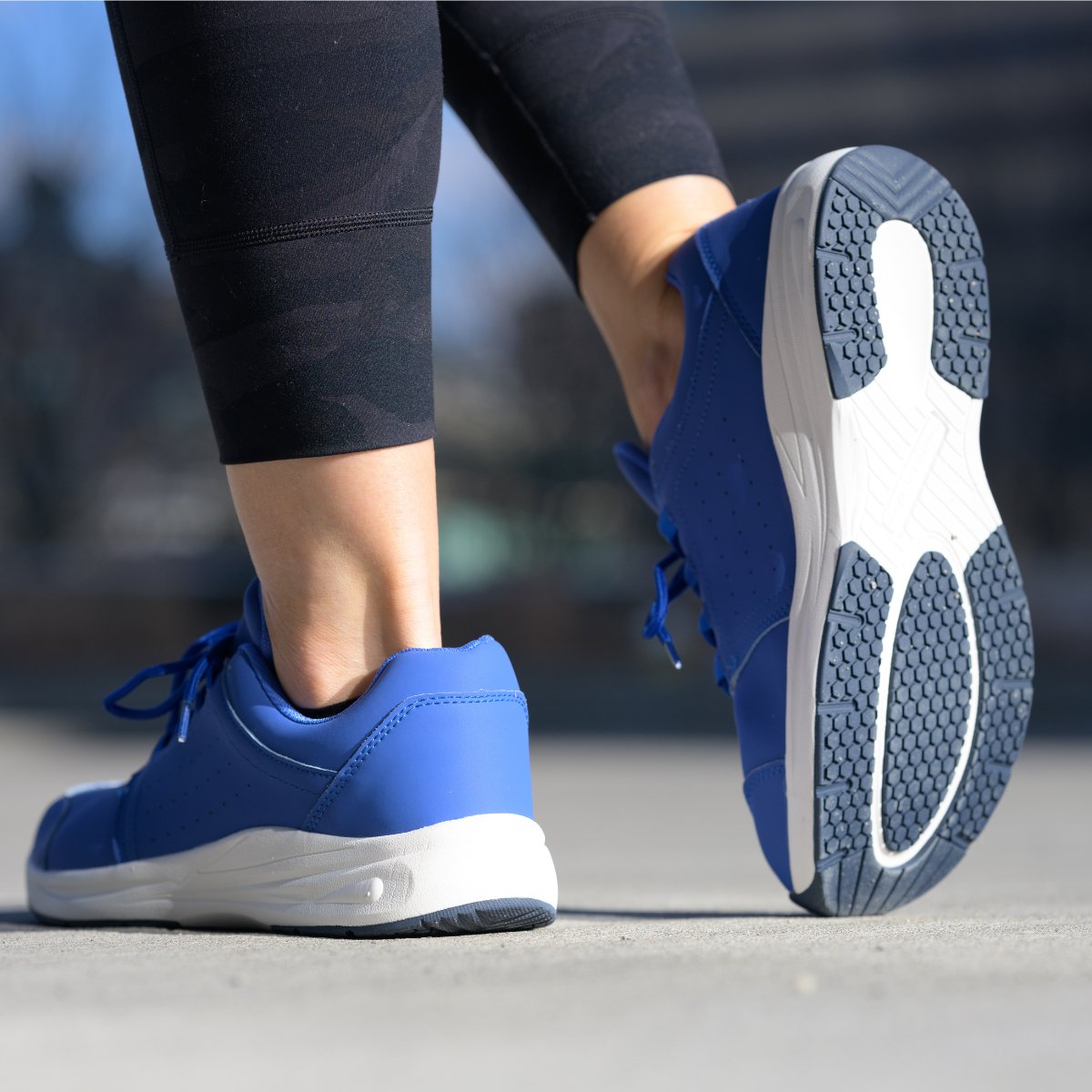Stride Cushion Orthopädische Schuhe - Blau