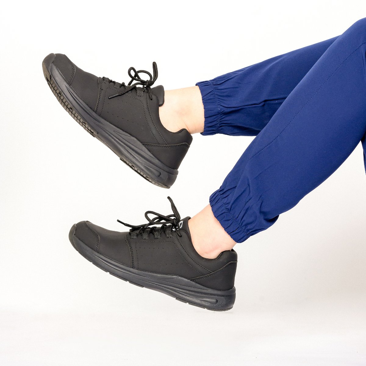 Stride Cushion Orthopädische Schuhe - Mitternachtsschwarz