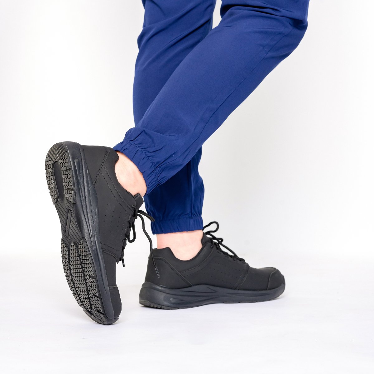 Stride Cushion Orthopädische Schuhe - Mitternachtsschwarz