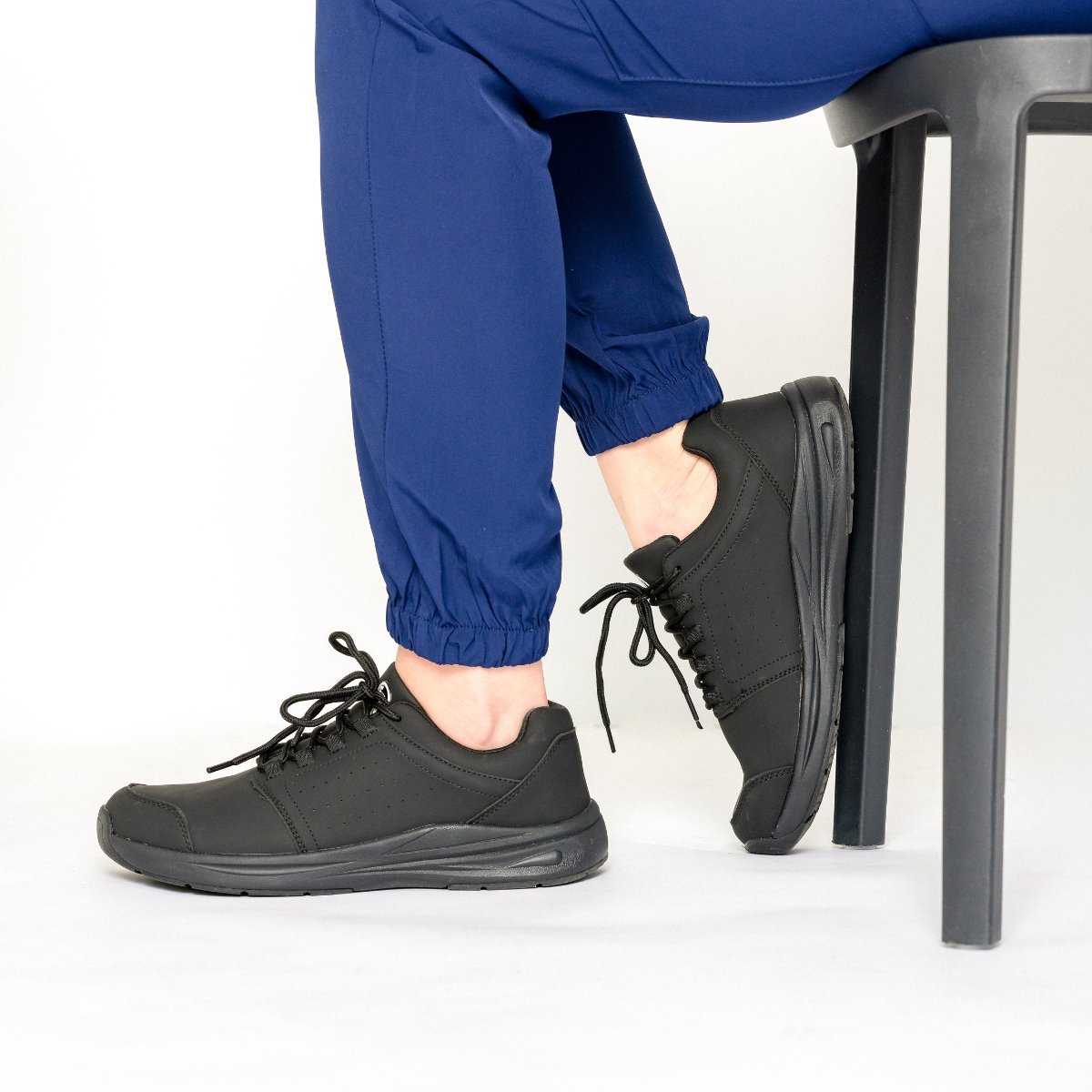Stride Cushion Orthopädische Schuhe - Mitternachtsschwarz