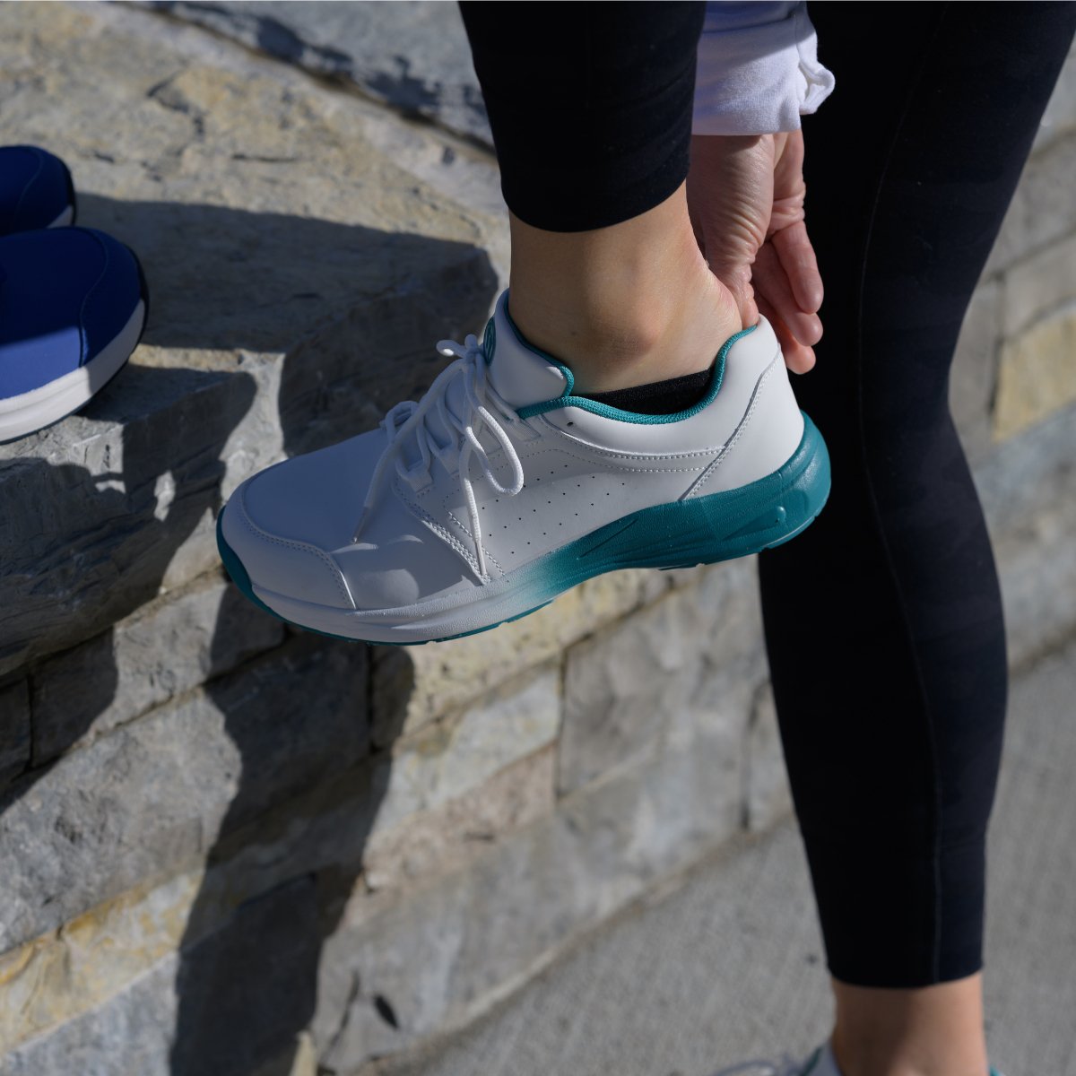 Stride Cushion Orthopädische Schuhe - Türkis
