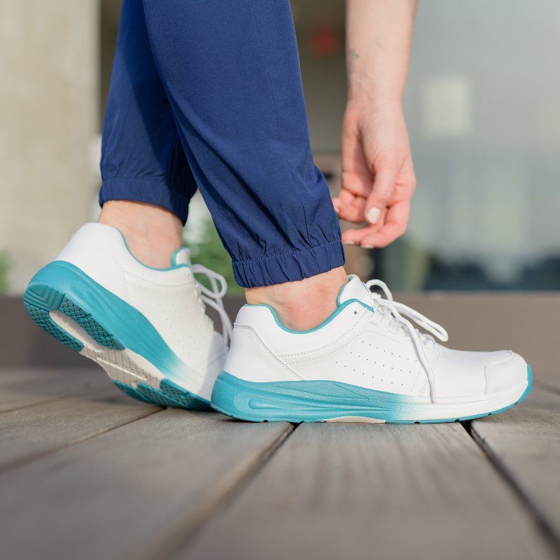 Stride Cushion Orthopädische Schuhe - Türkis