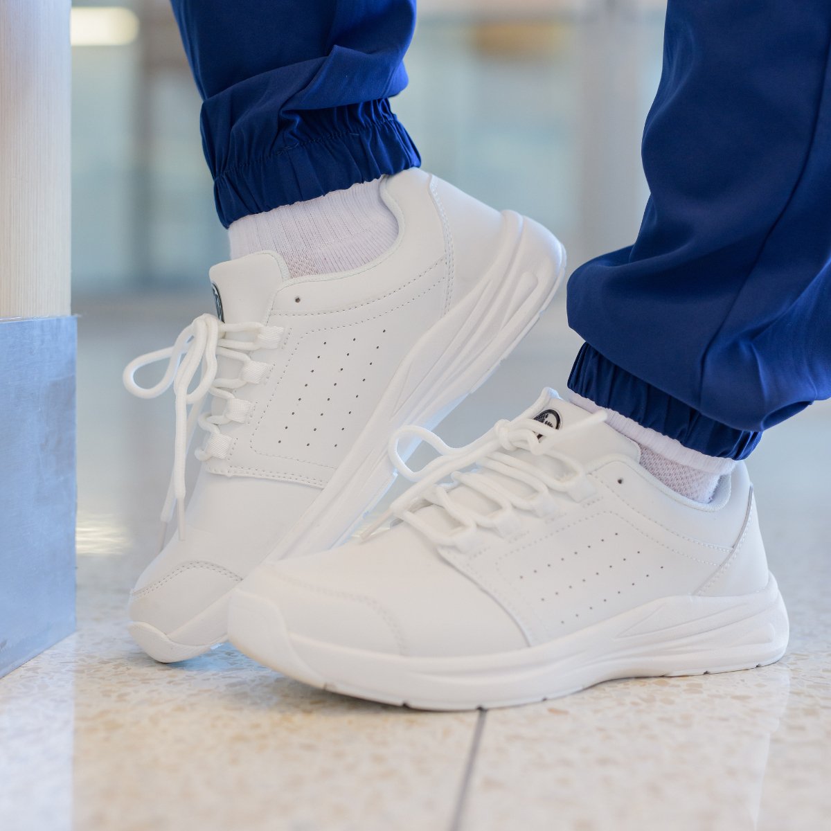 Stride Cushion Orthopädische Schuhe - Weiß