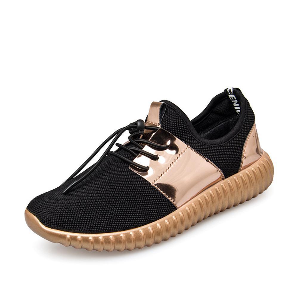 Neue Damen Slip-On-Turnschuhe flach zum Schnüren bequem leicht