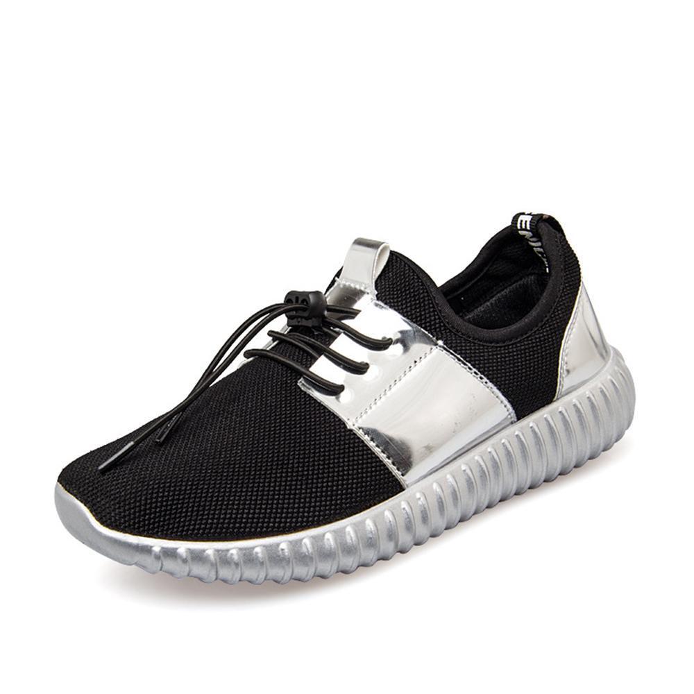 Neue Damen Slip-On-Turnschuhe flach zum Schnüren bequem leicht
