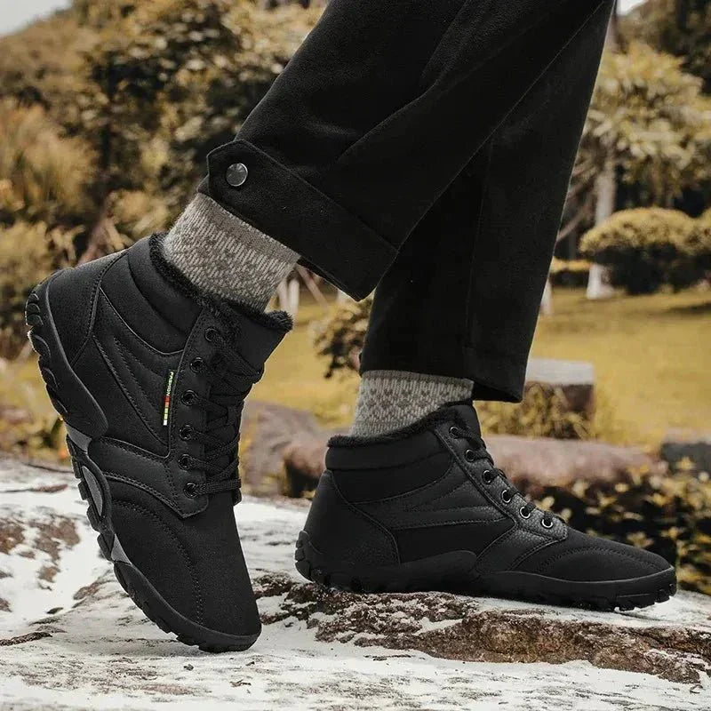 Winter Plüsch Schneestiefel Männer Frauen High Top rutschfeste Warm halten Schuhe