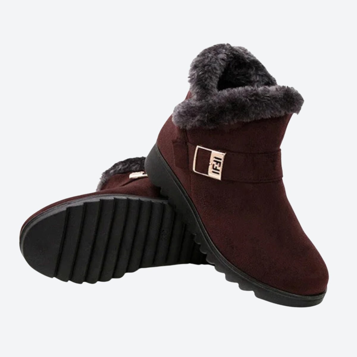 Warme Pelz Damen Stiefeletten Weiblich