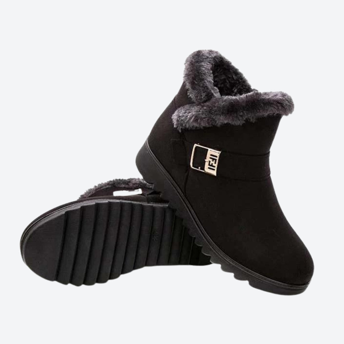 Warme Pelz Damen Stiefeletten Weiblich