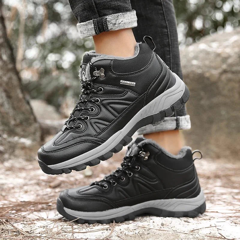 Trail Herren Wanderschuhe Orthopädische Schuhe - Schwarz