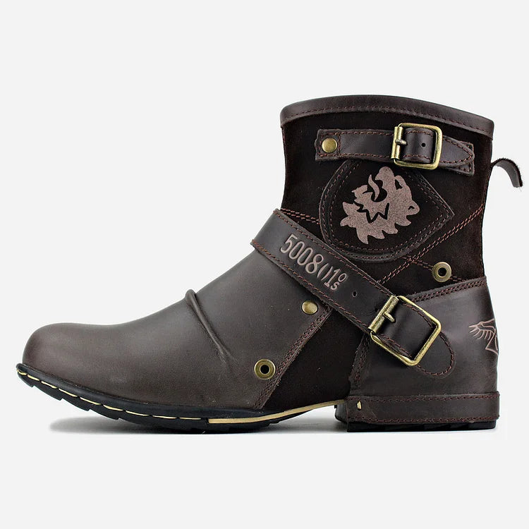 Herren Orthopädische Stiefel Ground Leder Winterschuhe