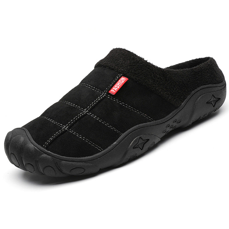 Winter Plüsch Hause Baumwolle Hausschuhe Große Outdoor Schuhe
