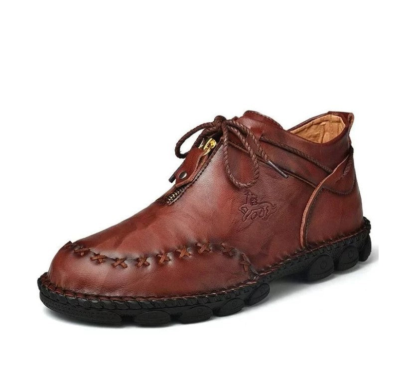 Herrenstiefeletten aus echtem Leder