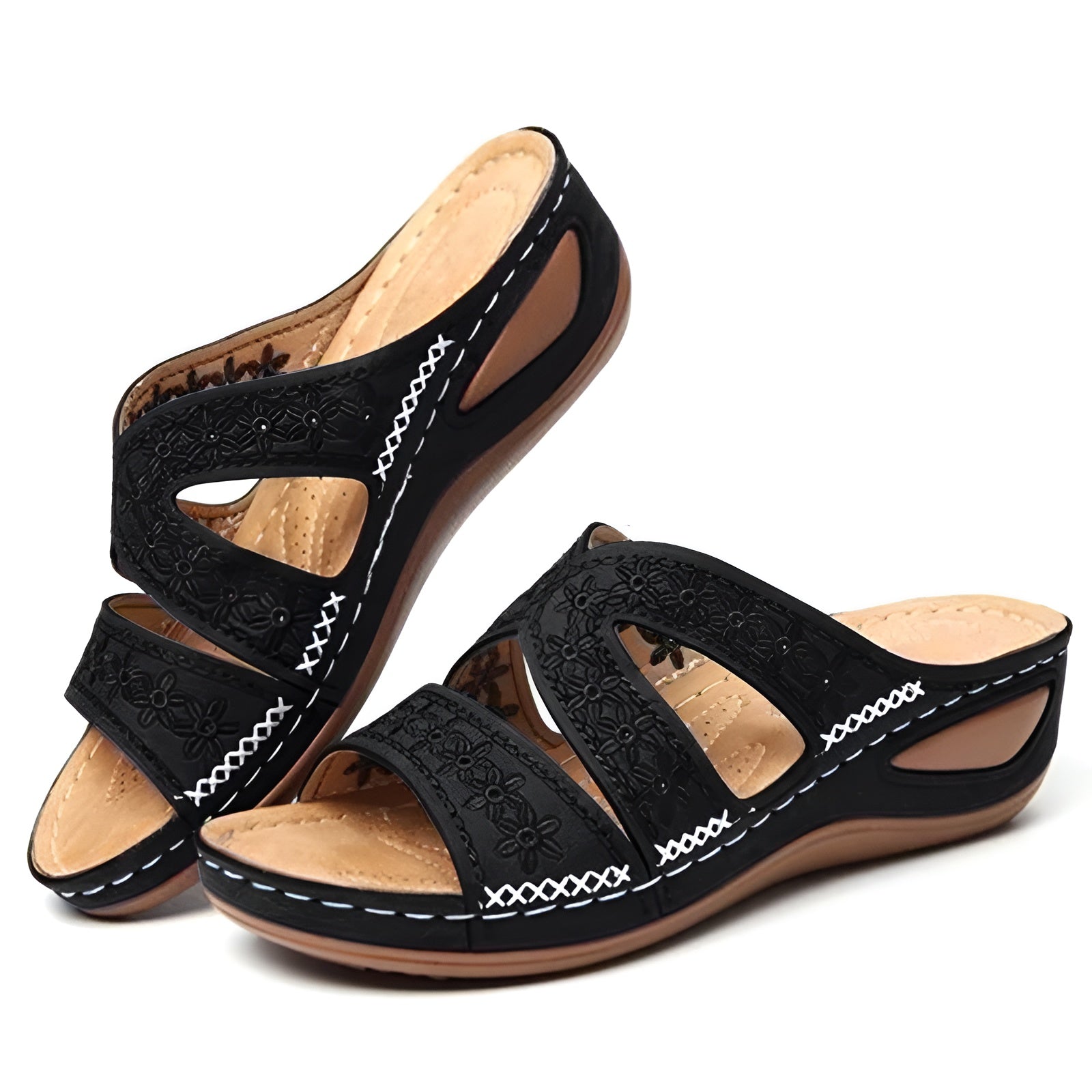OrthoDay Sandalen Damen – Premium Orthopädische Wedge-Heel Sandalen