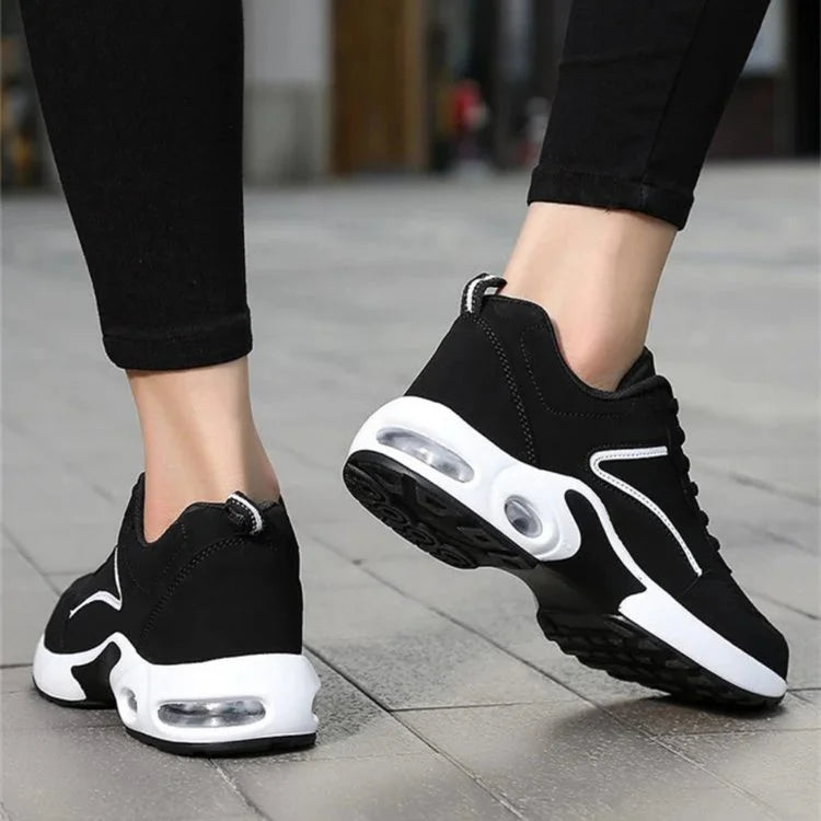 Orthopädische Keil-Sneakers für Damen schlagfeste stilvolle Freizeitschuhe
