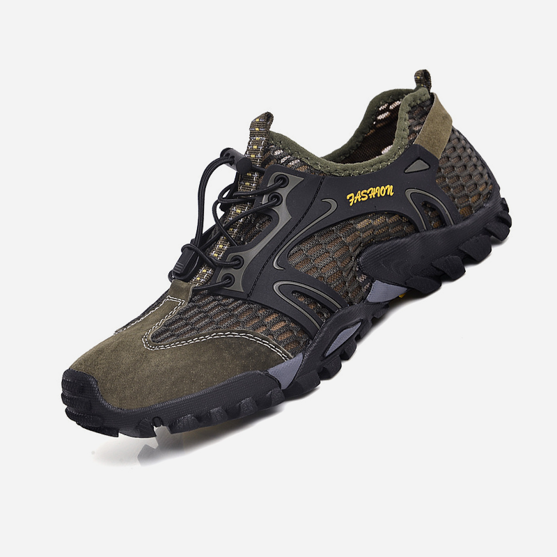 Schnelltrocknende leichte Wanderschuhe aus Leder für Herren