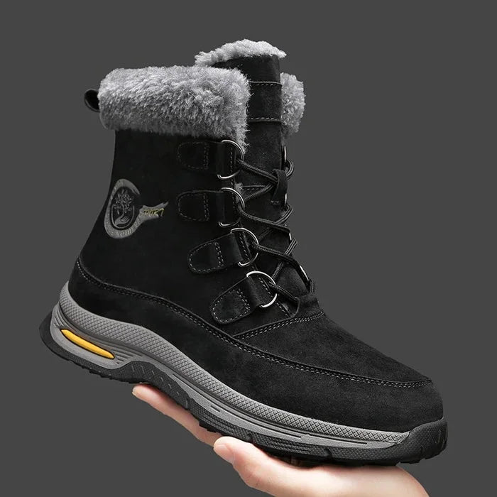 Herren-Schneestiefel warm wasserdicht rutschfest Wanderschuhe