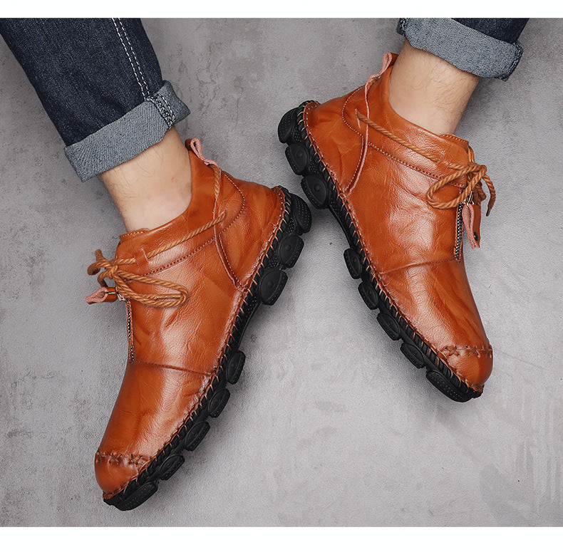 Herren-Stiefeletten aus hochwertigem Echtleder