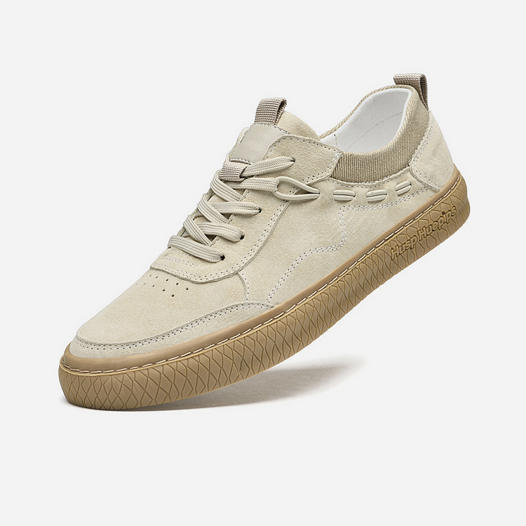 Lässige Wildleder-Sneakers für Herren mit strukturierter Sohle