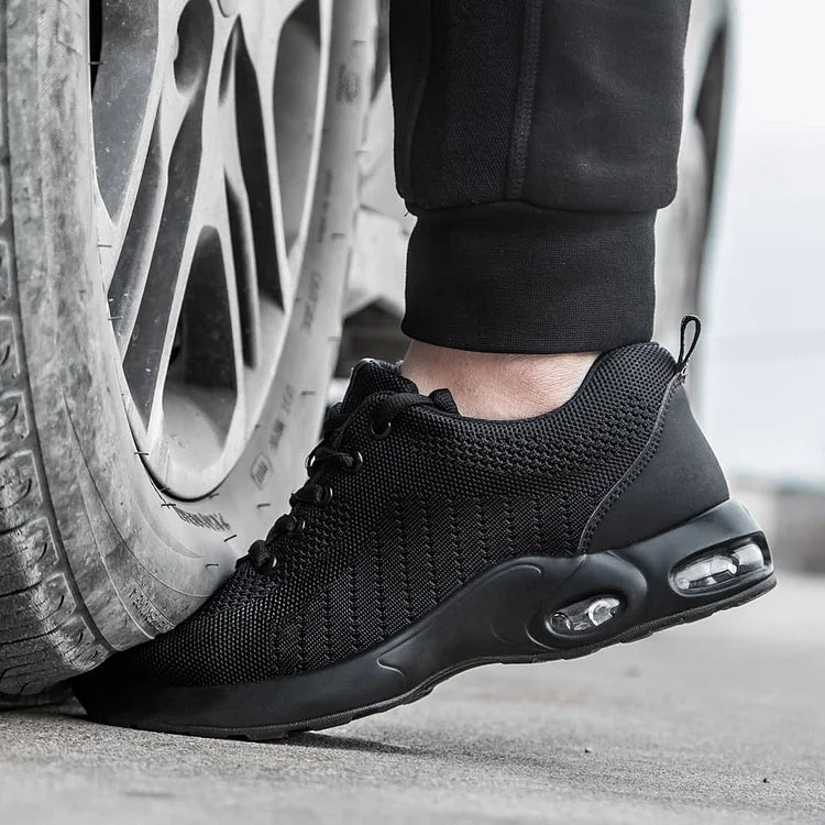 Bequeme Schuhe mit Stahlkappe gegen Ermüdung
