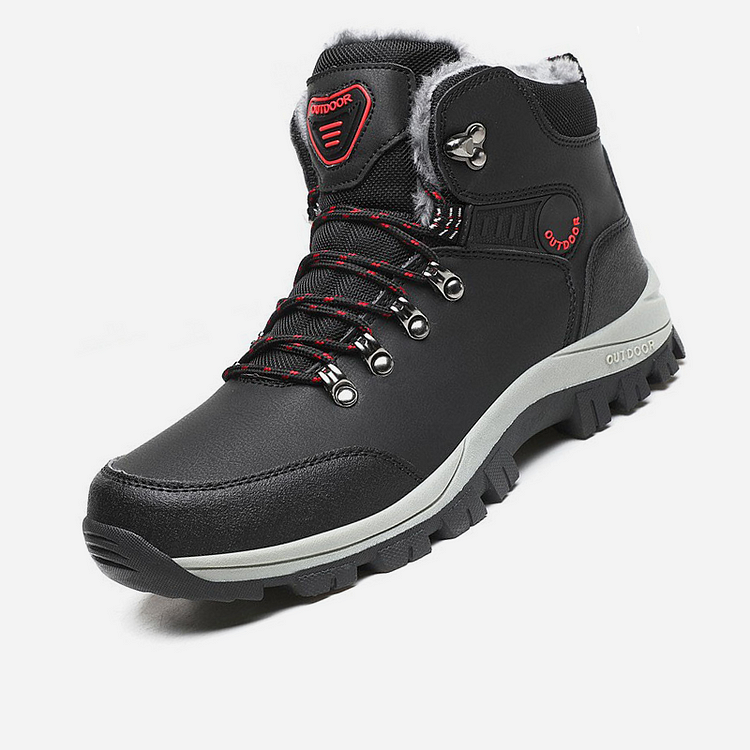 Orthopädische Herren Winter Outdoor Sports Schnürstiefel Wanderschneestiefel