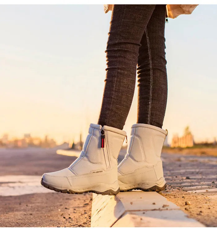 Winterstiefel für Damen & Herren – Mit praktischem Reißverschluss an der Seite