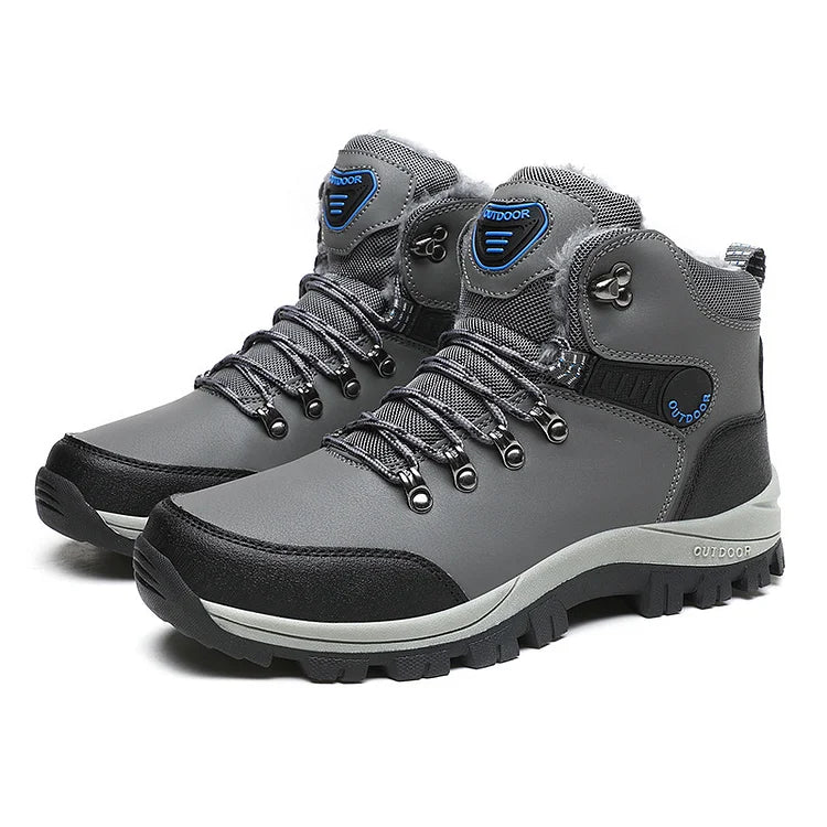 Orthopädische Herren Winter Outdoor Sports Schnürstiefel Wanderschneestiefel