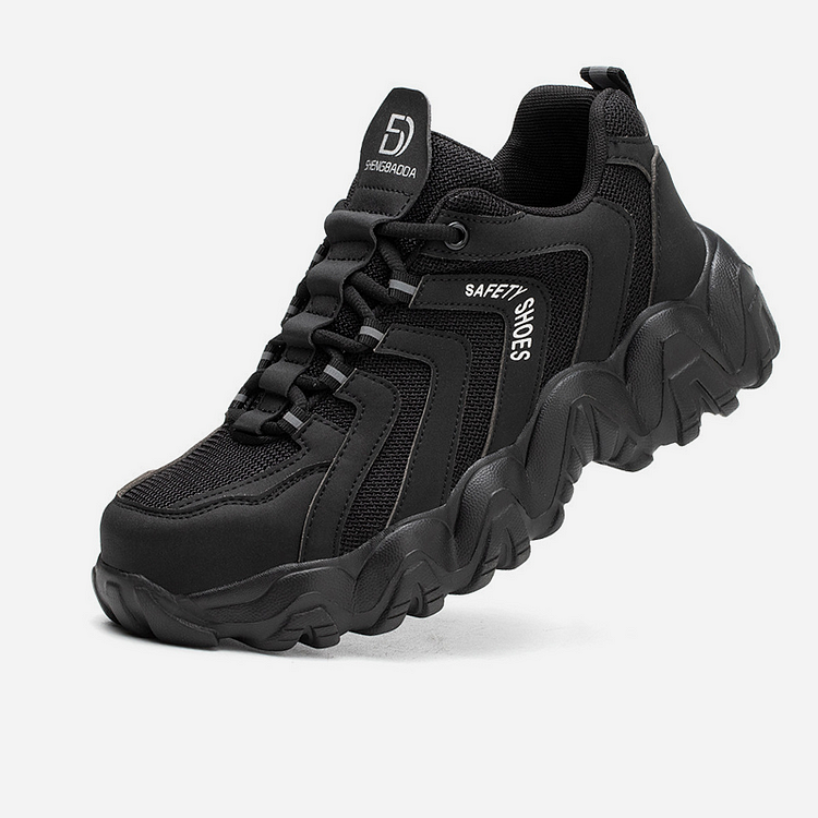Reflektierende Sicherheits-Sneaker für Herren mit fester Sohle