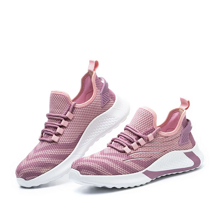Damenschuhe mit Stahlkappe leicht atmungsaktiv durchstichfest flexibel Rosa