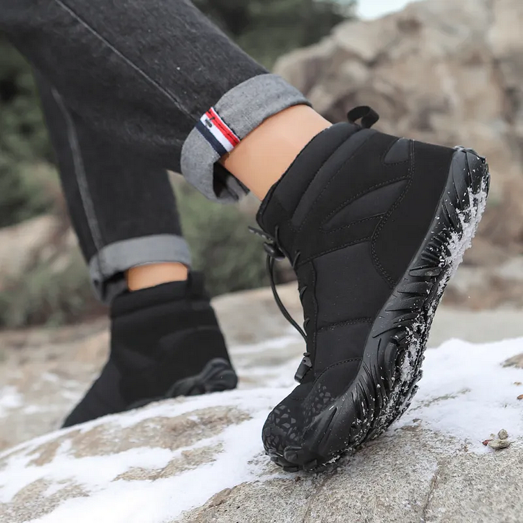 Winter Barfußschuhe Outdoor Warme und wasserdichte Schneestiefel