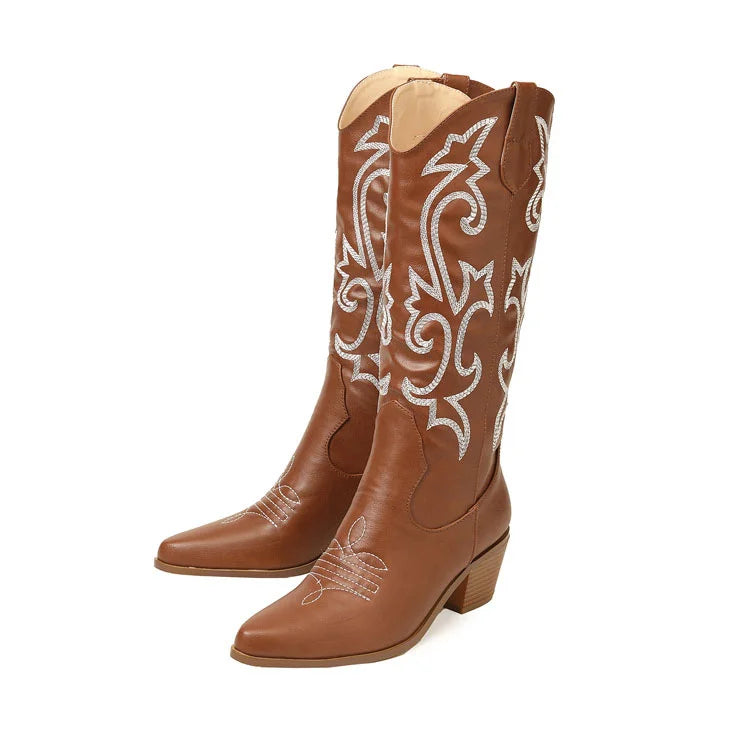 Weitermachen mit Cowboystiefeln