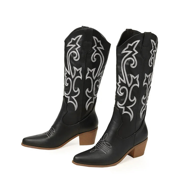 Weitermachen mit Cowboystiefeln