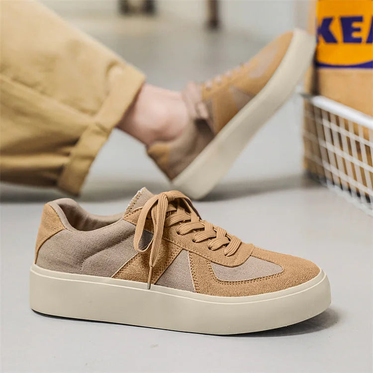 Herren Bundeswehr Sneaker Casual Dicke Sohle Bequem Modisch Sportschuhe